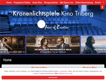 Tablet Screenshot of kronenlichtspiele.de